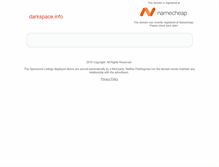 Tablet Screenshot of darkspace.info